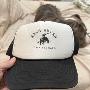 OTTO Black Mesh Trucker Cap with Light Interior